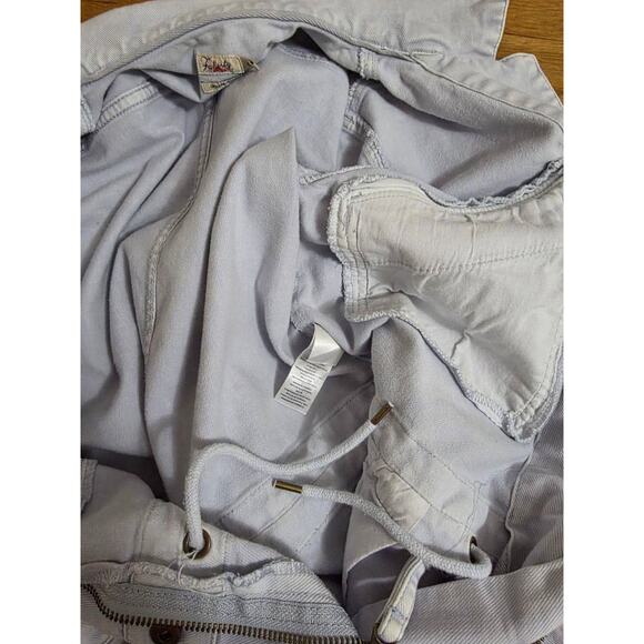 Faherty Blythe Denim Jumpsuit Organic Cotton Jean Romper Light Wash S A001619 - Picture 15 of 15